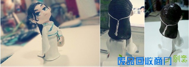 卖萌的Q版许嵩泥塑上色手办制作教程