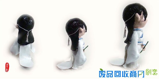 卖萌的Q版许嵩泥塑上色手办制作教程