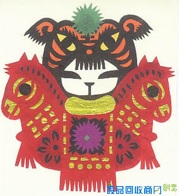 马剪纸图案大全 凤翔泥塑剪纸马