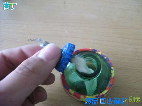 自制酒精灯 diy手把手教你做简易酒精灯◆肉丁儿童网