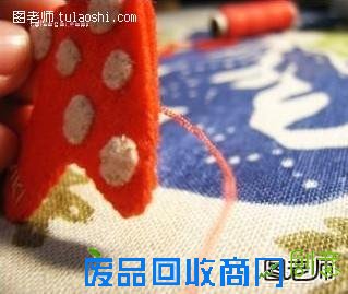 手工DIY 红蘑菇小挂件