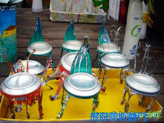 易拉罐椅子(儿童废旧利用 手工 )