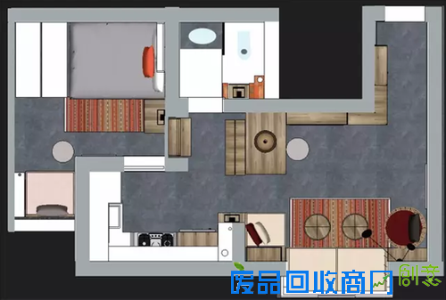 3万元超低预算改造 38㎡回迁房变身美颜家