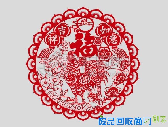 2017鸡年剪纸素材大全