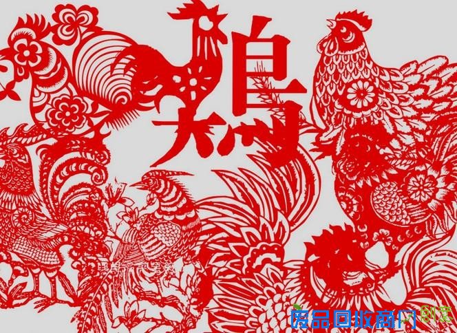 2017鸡年剪纸素材大全