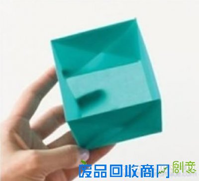 折方形纸盒的方法图解
