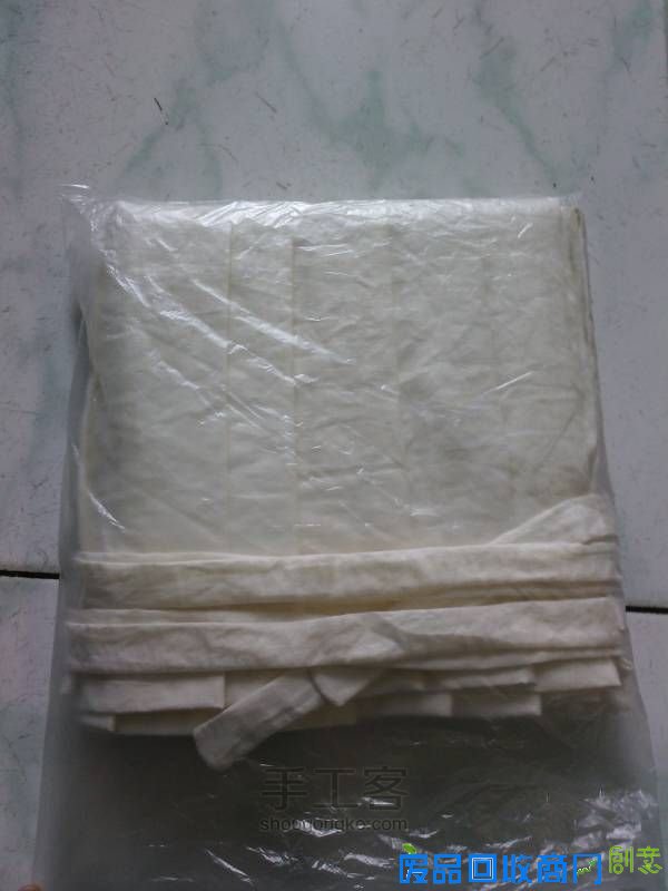 汉服中裙折叠教程及中裙制作简略 第7步