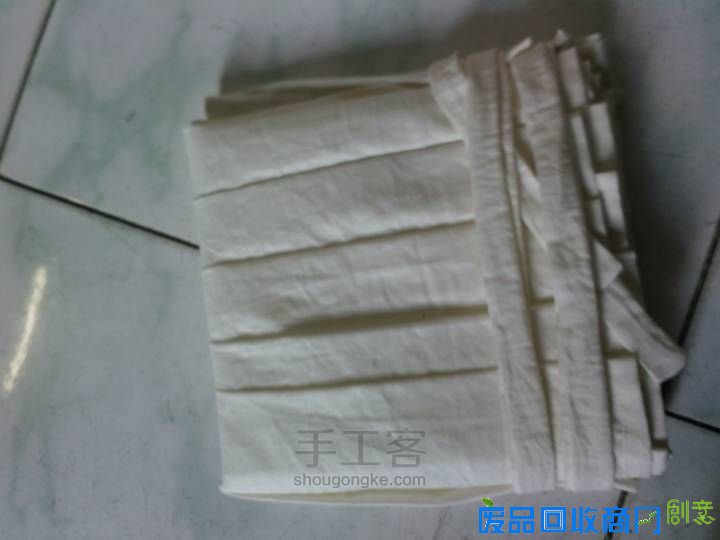 汉服中裙折叠教程及中裙制作简略 第6步