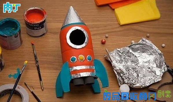 用可乐瓶DIY儿童玩具航天飞机模型的制作方法图解教程