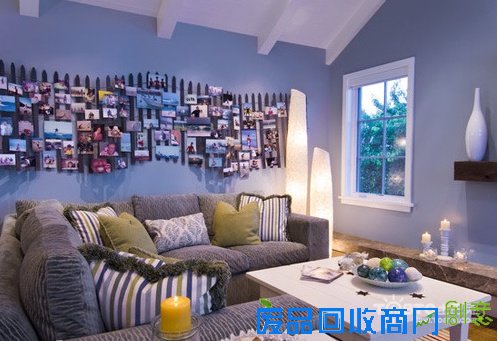 墙面旧布料DIY 3D立体感立现