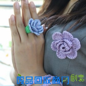 钩针编织花朵手工制作方法大全