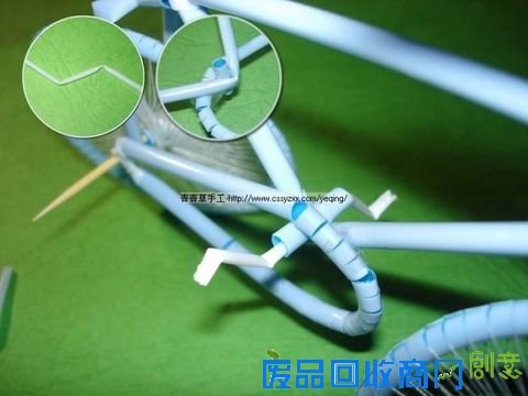 儿童玩具制作：吸管自行车