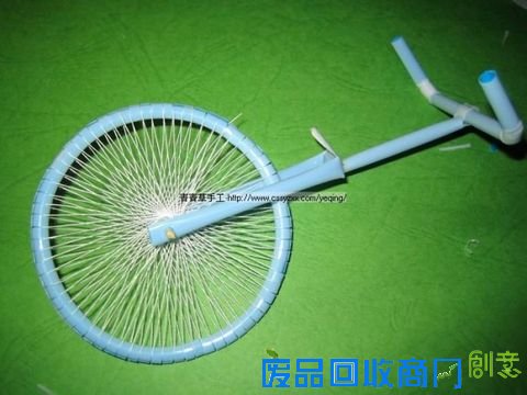 儿童玩具制作：吸管自行车