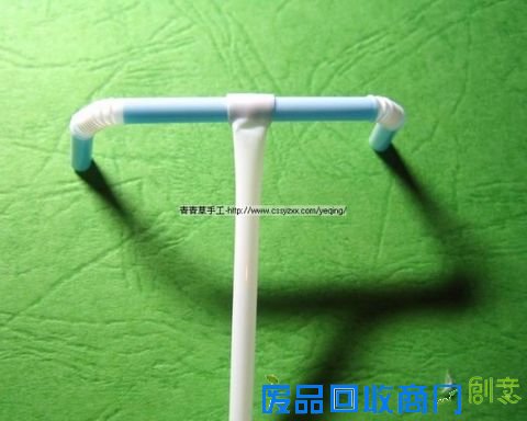 儿童玩具制作：吸管自行车