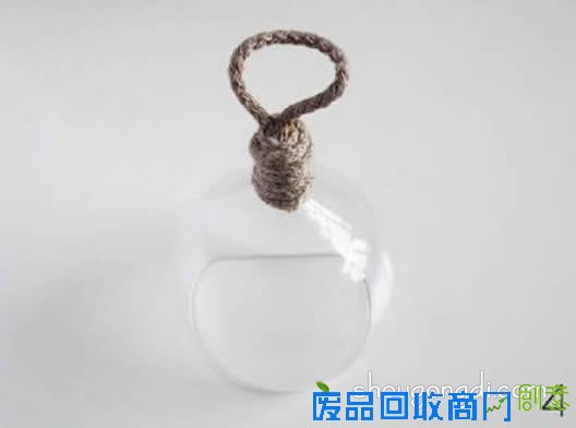 高脚玻璃杯废物利用 DIY改造成透明玻璃罩 -  