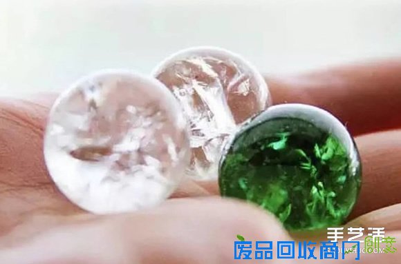 水晶玻璃球制作教程 弹珠DIY冰裂水晶的方法 -  