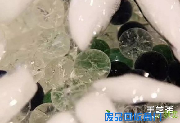 水晶玻璃球制作教程 弹珠DIY冰裂水晶的方法 -  