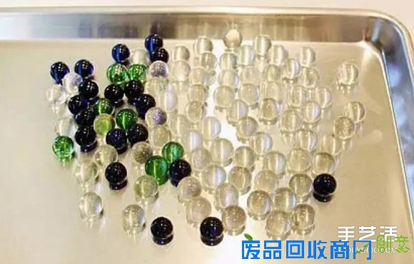水晶玻璃球制作教程 弹珠DIY冰裂水晶的方法 -  
