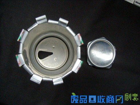 收集DIY花盆做法2—易拉罐花盆