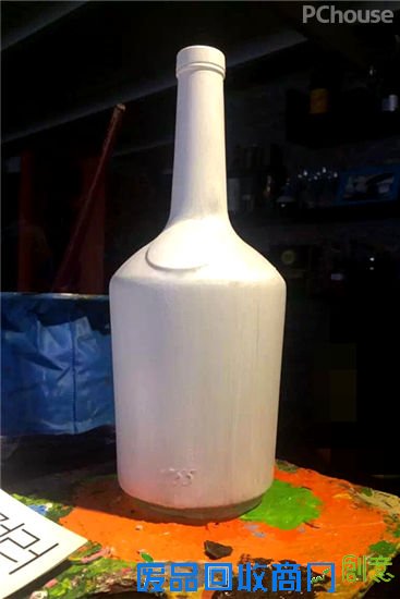 废旧瓶子大变身 创意DIY手绘花瓶