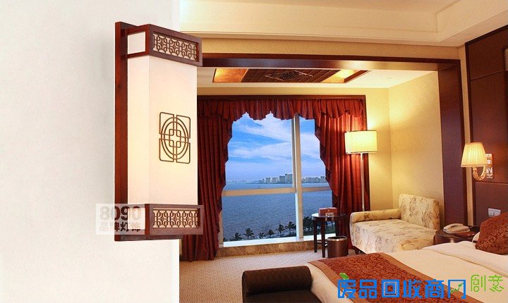 中式壁灯安装效果展现