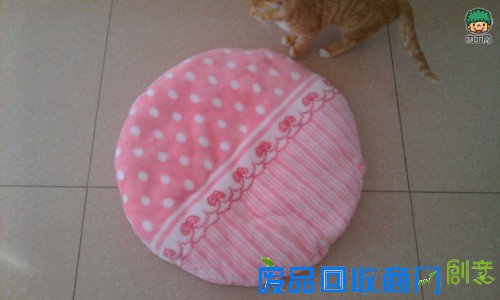 千香百合：手工布艺漂亮精美的自制猫窝的方法图解