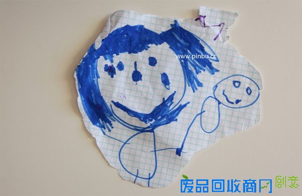 教你把孩子的涂鸦制作成创意手工布贴画