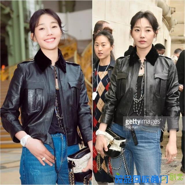 白百何被Chanel官宣为中国腕表形象大使亮相秋冬高级成衣巴黎大秀,被P图师坑得不轻,你们自己看。
