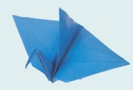 千纸鹤的折法 图解千纸鹤的折纸过程