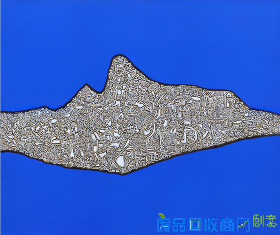 《山外有山》 120x100cm 布面丙烯 2015年