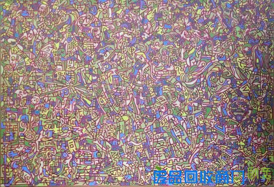 《花儿为什么这样红》 200x140cm 布面油画 2012年