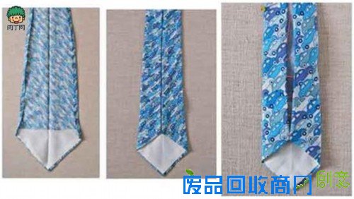 家庭手工DIY 手工制作领带的做法图解教程