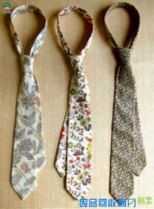 家庭手工DIY 手工制作领带的做法图解教程