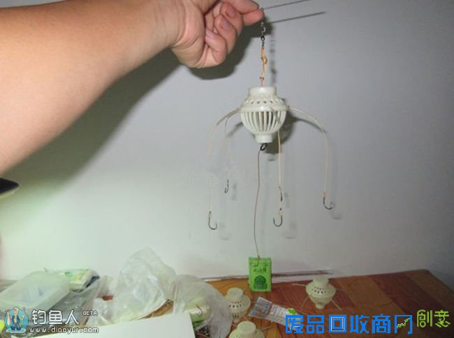 图解海竿钓鲢鳙利器水怪花篮制作方法