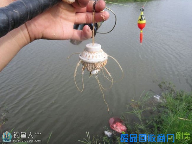 图解海竿钓鲢鳙利器水怪花篮制作方法