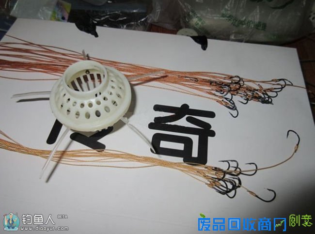 图解海竿钓鲢鳙利器水怪花篮制作方法