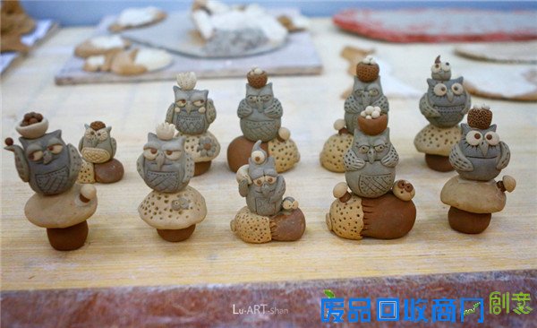 查看《泥塑猫头鹰的制作教程》原图，原图尺寸：600x366