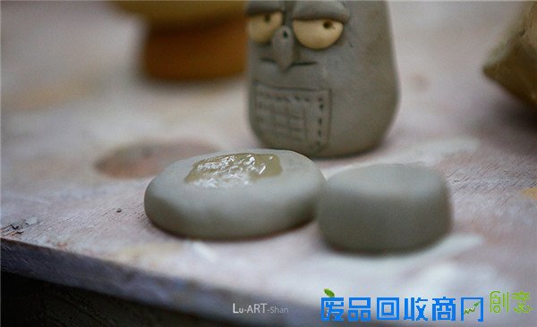 查看《泥塑猫头鹰的制作教程》原图，原图尺寸：600x366