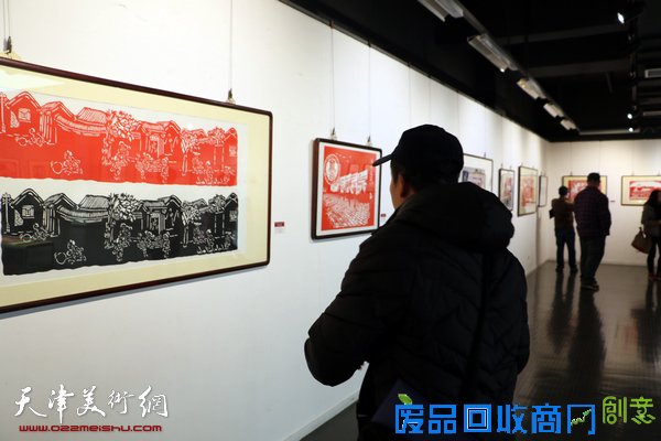 天津美院剪纸艺术结业展