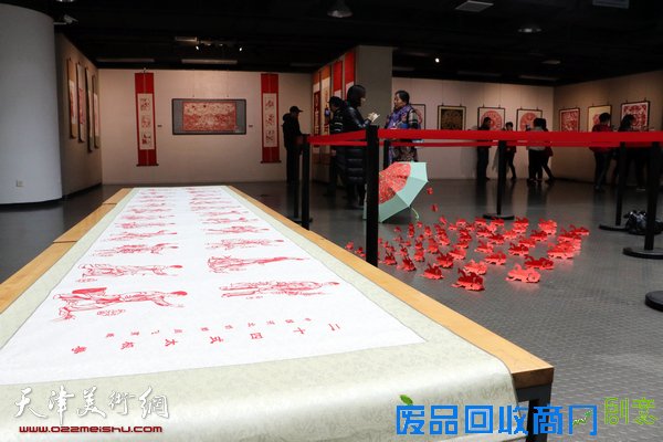 天津美院剪纸艺术结业展