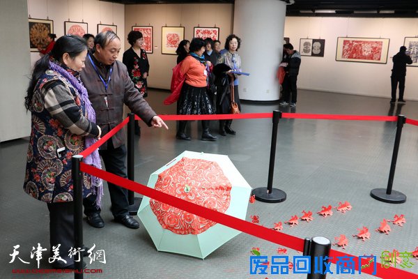 天津美院剪纸艺术结业展