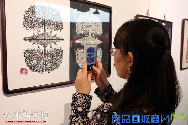 天津美院剪纸艺术结业展