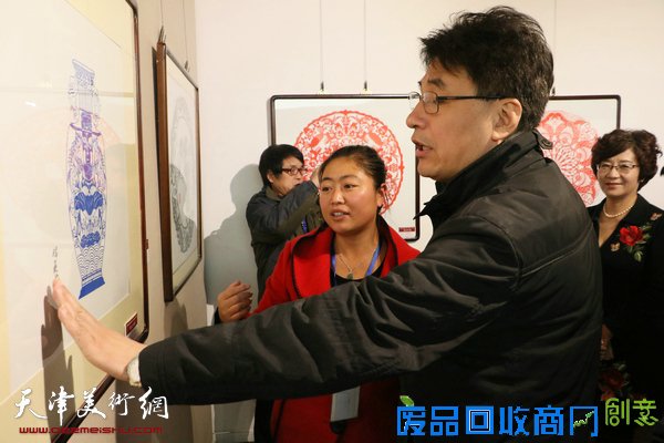 天津美院剪纸艺术结业展