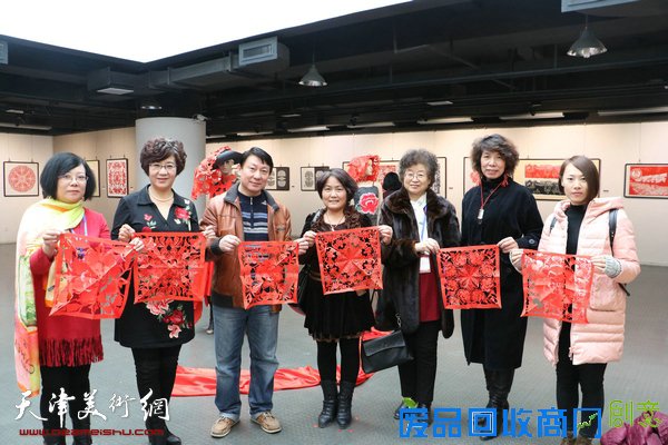 天津美院剪纸艺术结业展