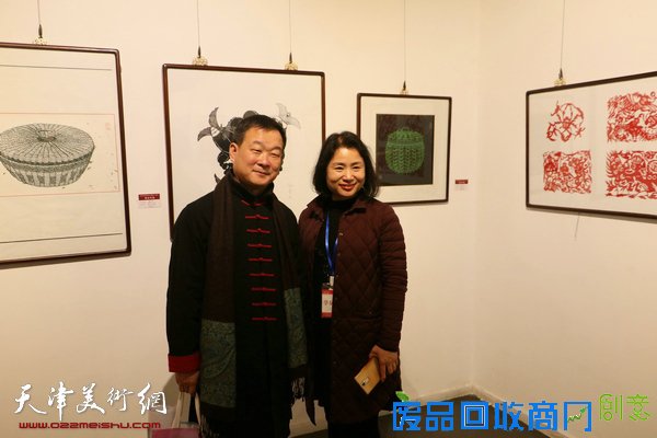 天津美院剪纸艺术结业展