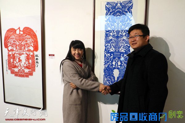 天津美院剪纸艺术结业展