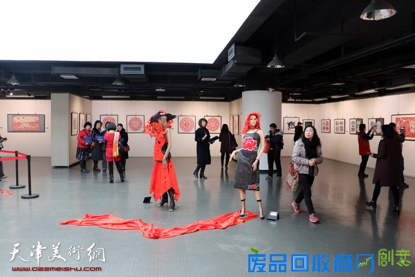 天津美院剪纸艺术结业展