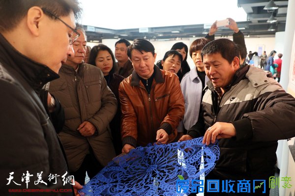 天津美院剪纸艺术结业展