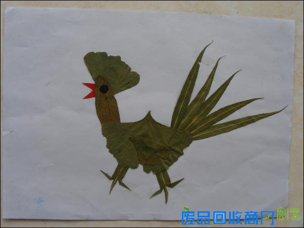 树叶粘贴画怎么做？蝴蝶教程及树叶贴画作品、树叶粘贴画图片大全◆肉丁儿童