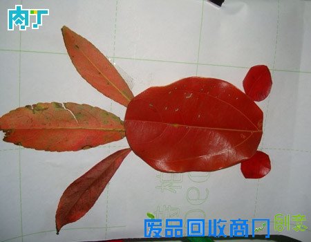 树叶粘贴画怎么做？蝴蝶教程及树叶贴画作品、树叶粘贴画图片大全◆肉丁儿童